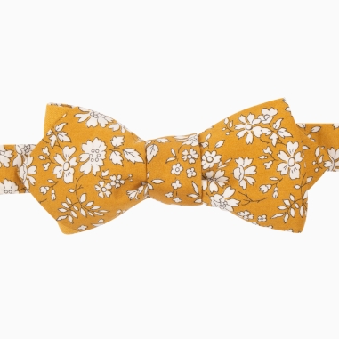 Mustard Capel Liberty bow tie