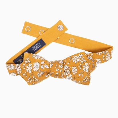 Noeud papillon Liberty Capel moutarde
