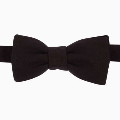 Black Cotton Bow Tie