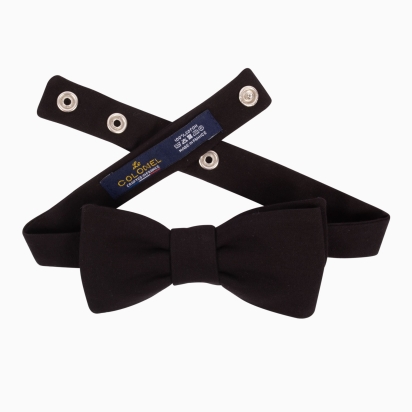 Noeud papillon Coton noir