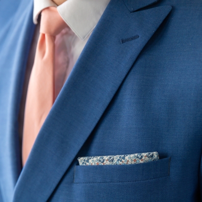 Liberty Light blue Eloise Pocket Square