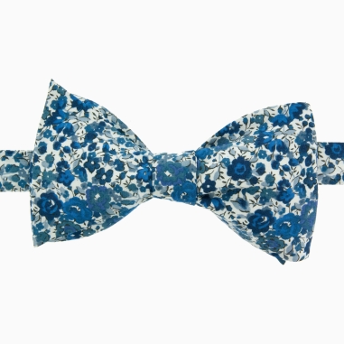 Blue Emma Liberty bow tie