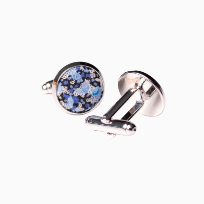 Boutons de manchette Liberty Pepper bleu