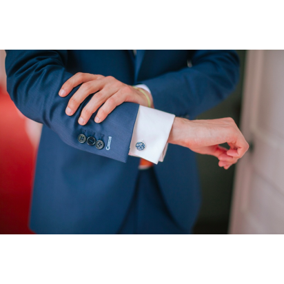 Liberty Blue Pepper Cufflinks 2