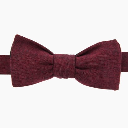 Burgundy Phoenix Japanese bow tie