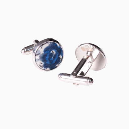 Blue Emma Liberty cufflinks