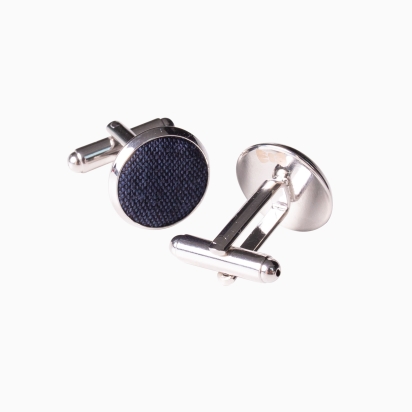 Navy Blue Phoenix Japanese Cufflinks