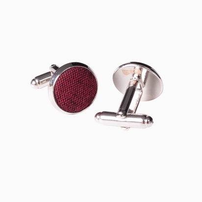 Burgundy Phœnix Japanese cufflinks