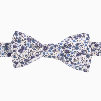 Noeud papillon Liberty Phoebe bleu foncé