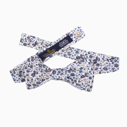 Noeud papillon Liberty Phoebe bleu foncé