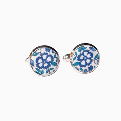 Blue Katie & Millie Liberty Cufflinks