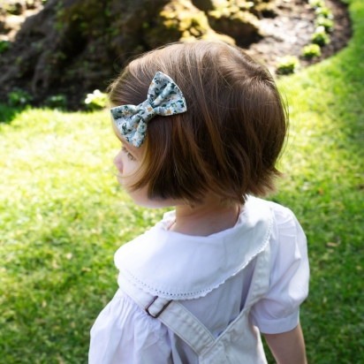 3 Girl's Hair clips - Choose your fabric