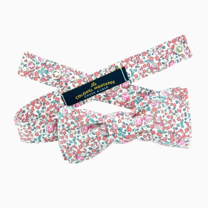 Noeud papillon Liberty Eloise rose...