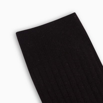 Chaussettes Coton bio noir 2