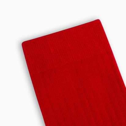 Red Organic Cotton Socks