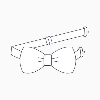 Adjustable Bow tie - Choose your fabric
