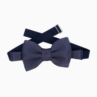 Midnight blue Silk Fiorenza Kid Bow Tie