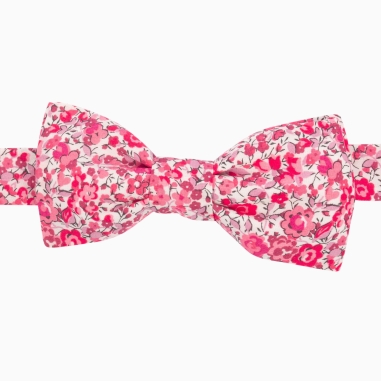 Raspberry pink Emma Liberty bow tie