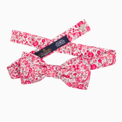 Liberty Raspberry Pink Emma Bow Tie