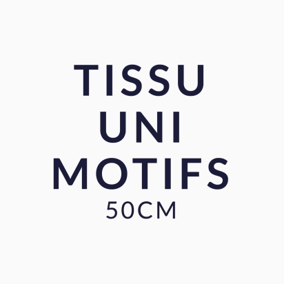 Tissu uni / motifs par 50 cm - à choisir