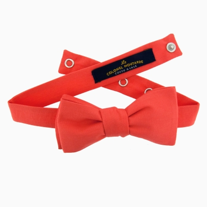 Noeud papillon Corail