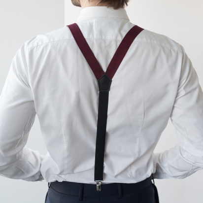 ADULT SKINNY fabric braces - Choose...