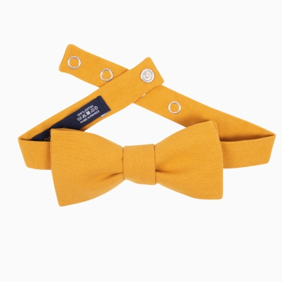 Noeud papillon moutarde 2