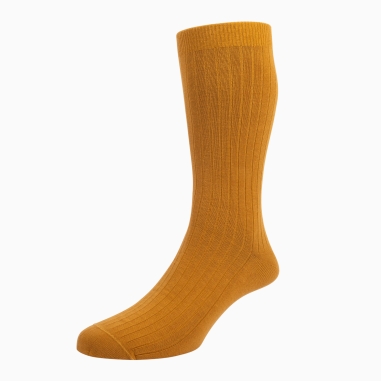 Mustard Organic Cotton Socks