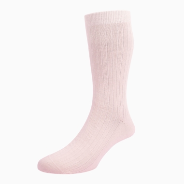 Pale Pink Organic Cotton Socks