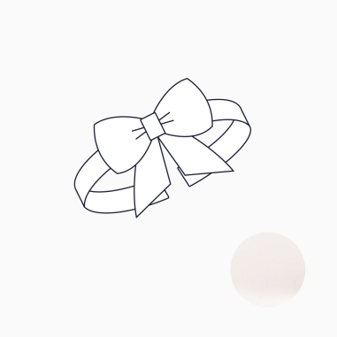 Silver Bracelet Fabric Bow – Choice of 1 fabric