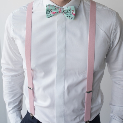 Powdery pink Skinny braces 2