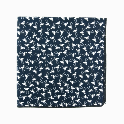 Pochette de costume Mini Flamingo marine