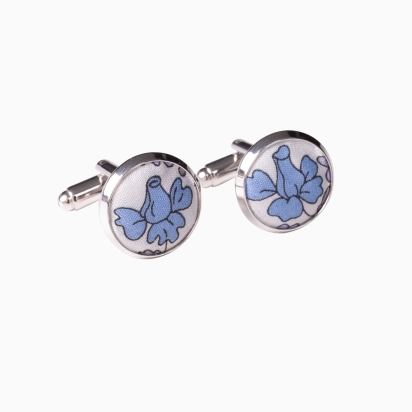Boutons de manchette Liberty Louise lilas 2