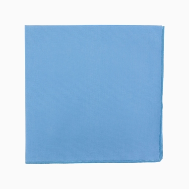 Pochette de costume bleu bleuet