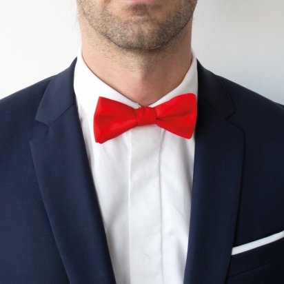 Tomato Red Bow Tie 2