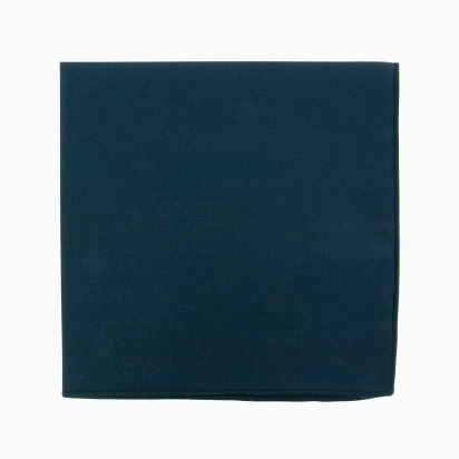 Pochette de costume bleu saphir