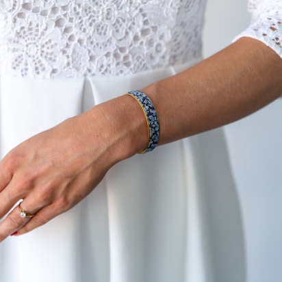 Liberty Pepper Bracelet - Blue/Silver 2