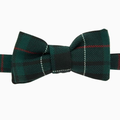Emerald green MacKenzie Tartan Bow Tie