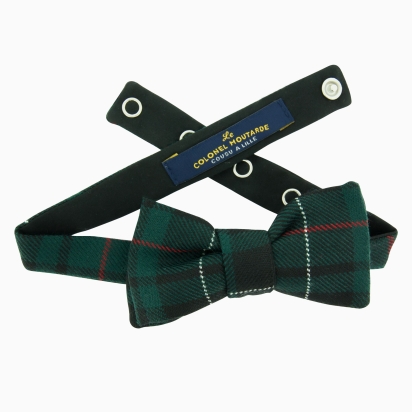 Noeud papillon Tartan Mackenzie vert...