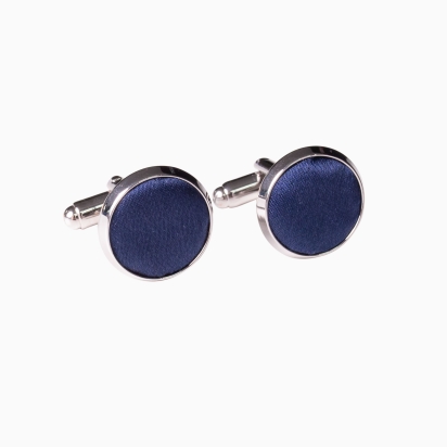 Indigo Silk cufflinks 2