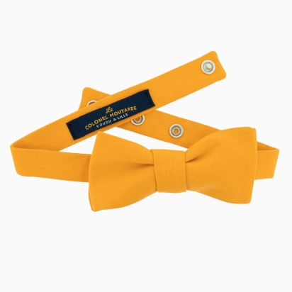 Noeud Papillon Jaune bouton d'or