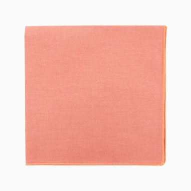 Marsala pink pocket square