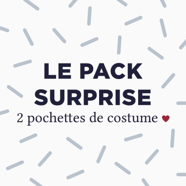 Pack surprise - 2 Pochettes de costume