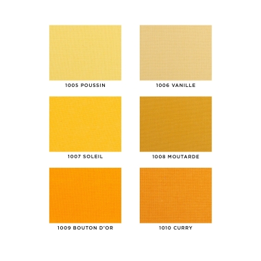 Color Chart - Yellow