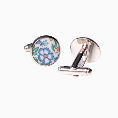Boutons de manchette Liberty Katie & Millie vert sauge /...