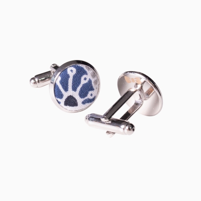 Navy blue Manco Cufflinks