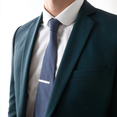 Navy blue Milano Silk Tie