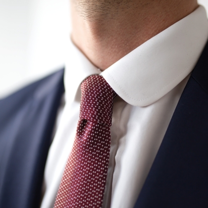 Burgundy Milano Silk Tie
