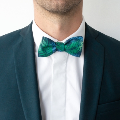 Blue / Green Costa Rica Bow Tie 2