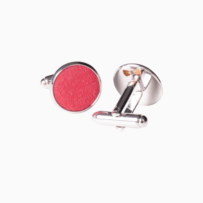 Plain Poppy Cufflinks